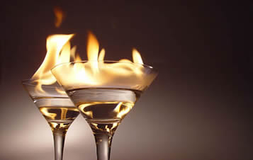 fire cocktails