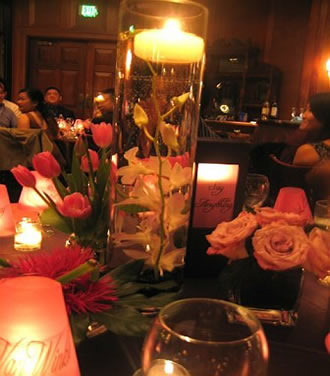 reception centerpieces